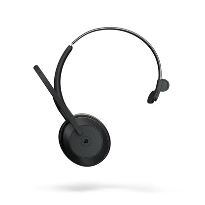 Jabra Wireless Evolve2 55 UC Mono Bluetooth ANC Headset W/Charging Stand, Link380A, USB-A