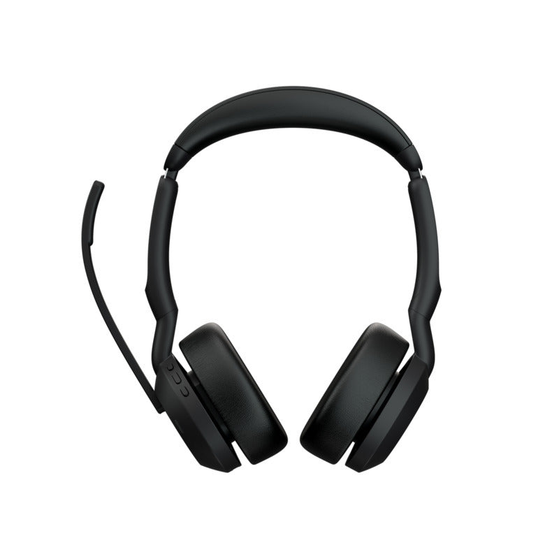 Jabra Wireless Evolve2 55 UC Stereo Bluetooth ANC Headset W/Charging Stand, Link380C,USB-C