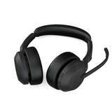 Jabra Wireless Evolve2 55 UC Stereo Bluetooth ANC Headset W/Charging Stand, Link380A,USB-A