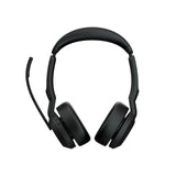 Jabra Wireless Evolve2 55 MS Stereo Bluetooth ANC Headset W/Charging Stand, Link380C,USB-C